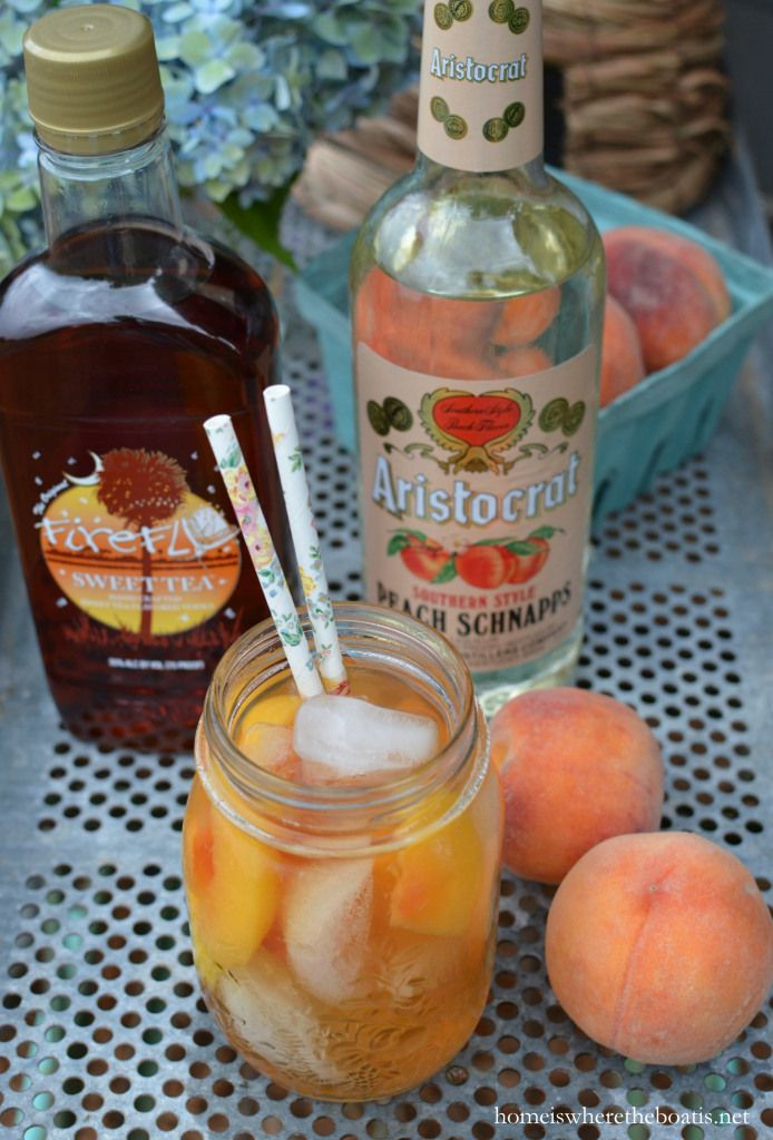 Summer Vodka Drinks For A Crowd
 Summer Peach Tea Punch recipe mix with Firefly Sweet Tea