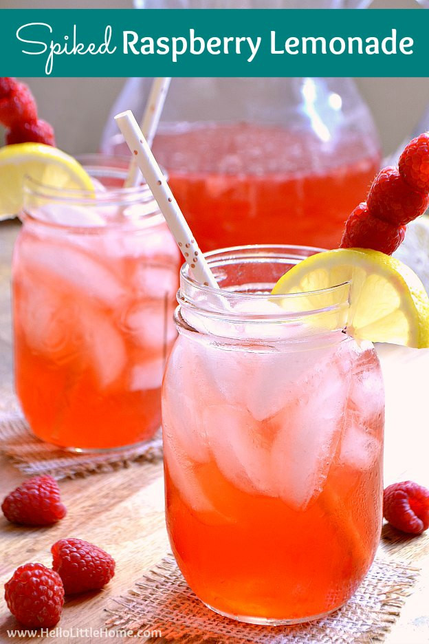 Summer Vodka Drinks Pitcher
 Spiked Raspberry Lemonade