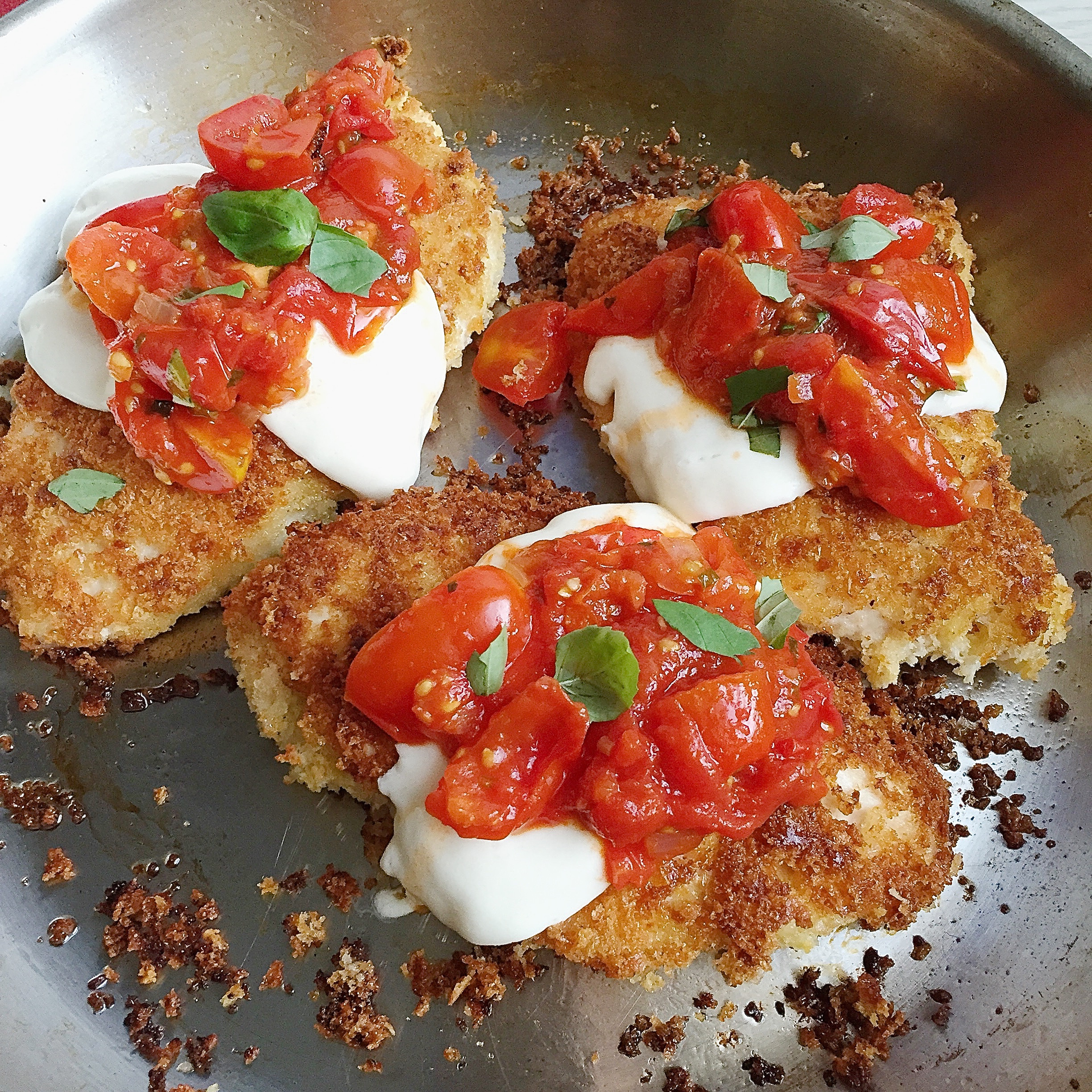 Summer Weeknight Dinners
 Best Crispy Chicken Parmesan with Tomatoes and Mozzarella