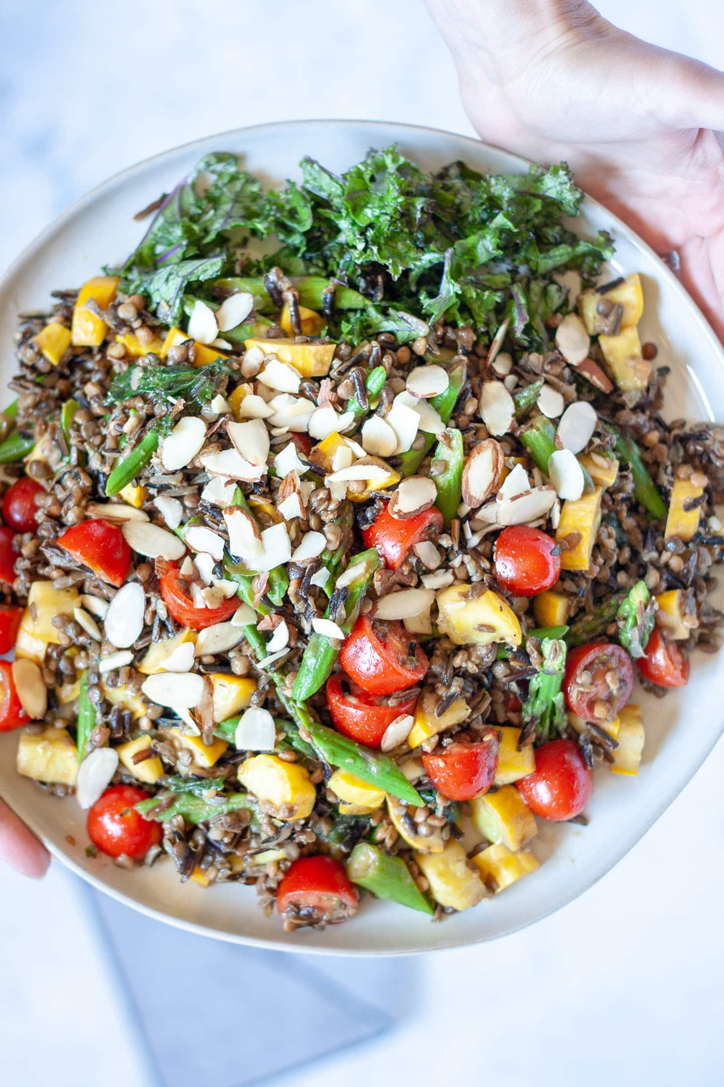 Summer Wild Rice Salad
 Lentil and Wild Rice Salad with Summer Ve ables Recipe
