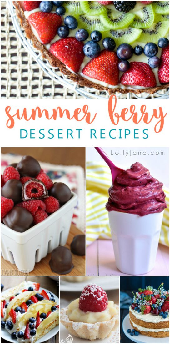 Summertime Bbq Desserts
 Berry Yummy Summer Desserts Lolly Jane