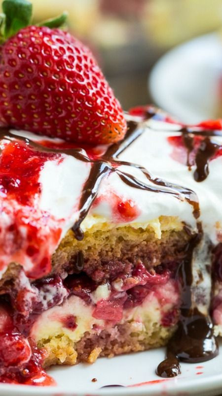 Summertime Desserts For A Crowd
 Lasagna Strawberries and Summer desserts on Pinterest