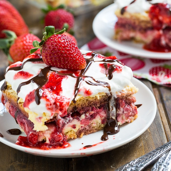 Summertime Desserts For A Crowd
 No Bake Strawberry Lasagna Spicy Southern Kitchen