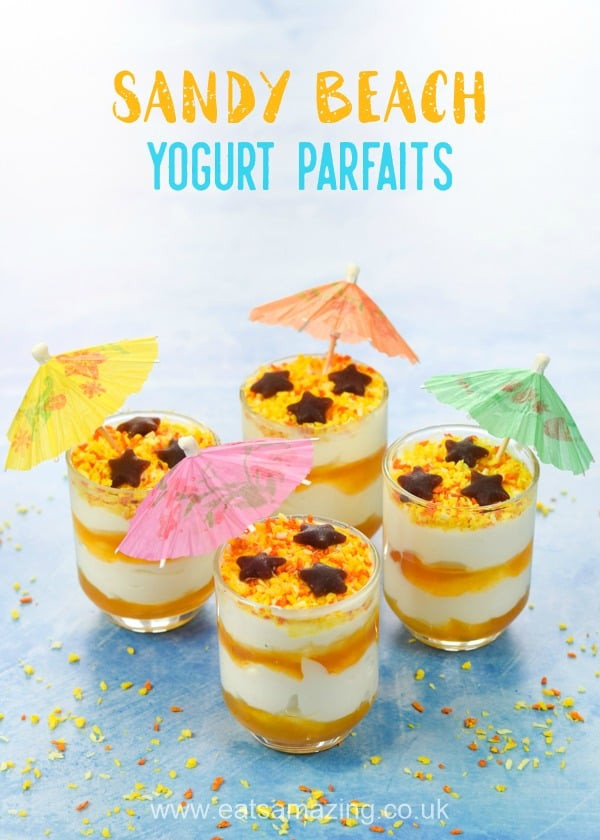 Summertime Desserts For Kids
 Fun Sandy Beach Yogurt Parfaits Recipe