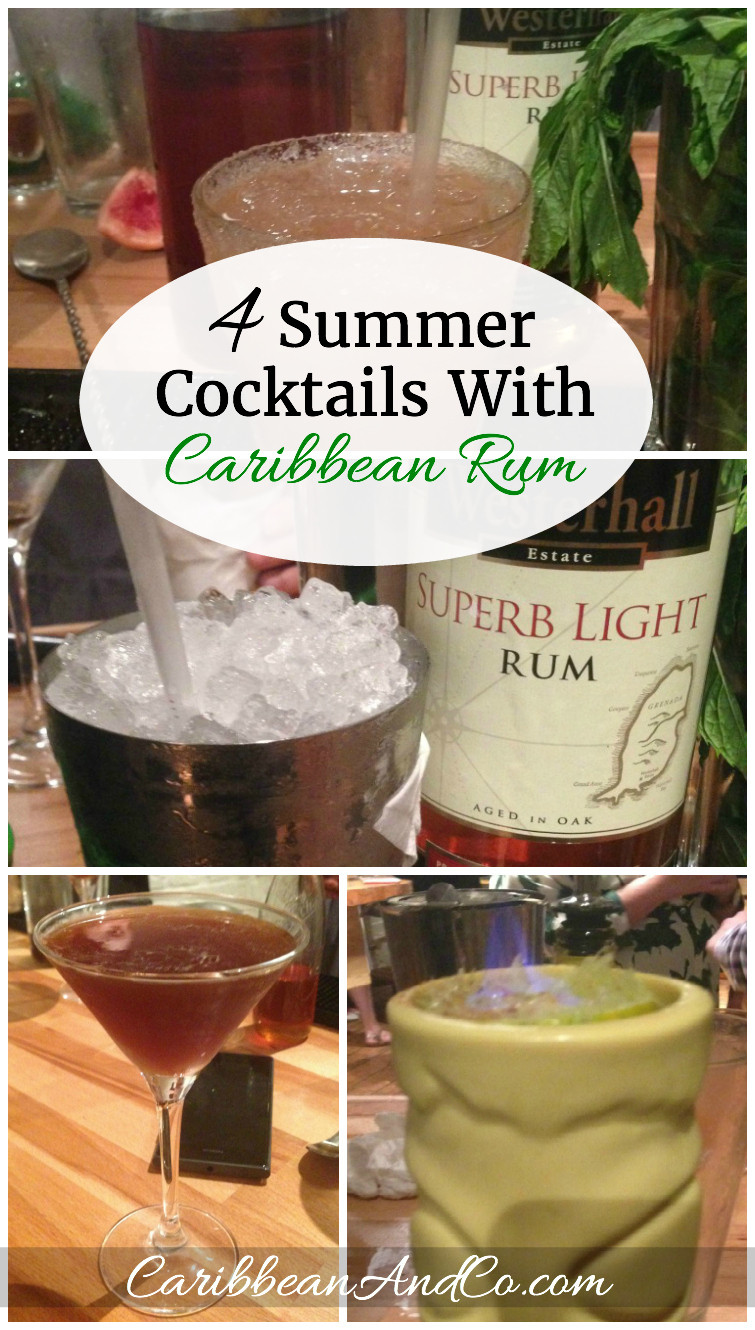 Summertime Drinks With Rum
 4 Summer Cocktails With Caribbean Rum Caribbean & Co