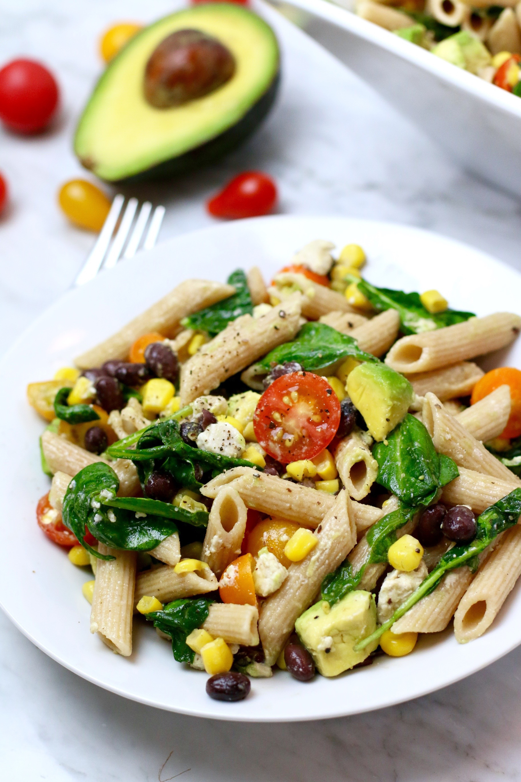 Summertime Pasta Salad
 Sweet Corn Pasta Salad Whitney E RD