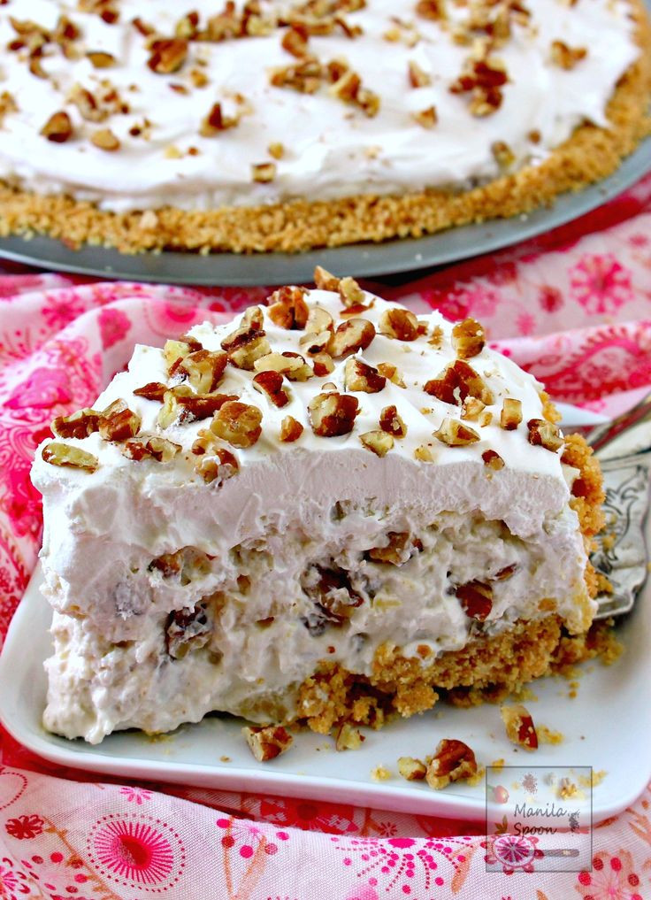 Summertime Pie Recipes
 Millionaire Pie Recipe