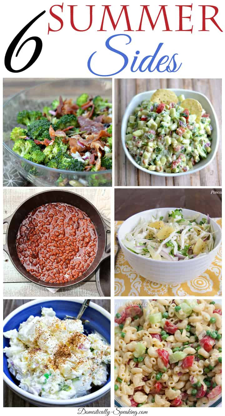 Summertime Side Dishes
 Super Summer Sides Domestically Speaking
