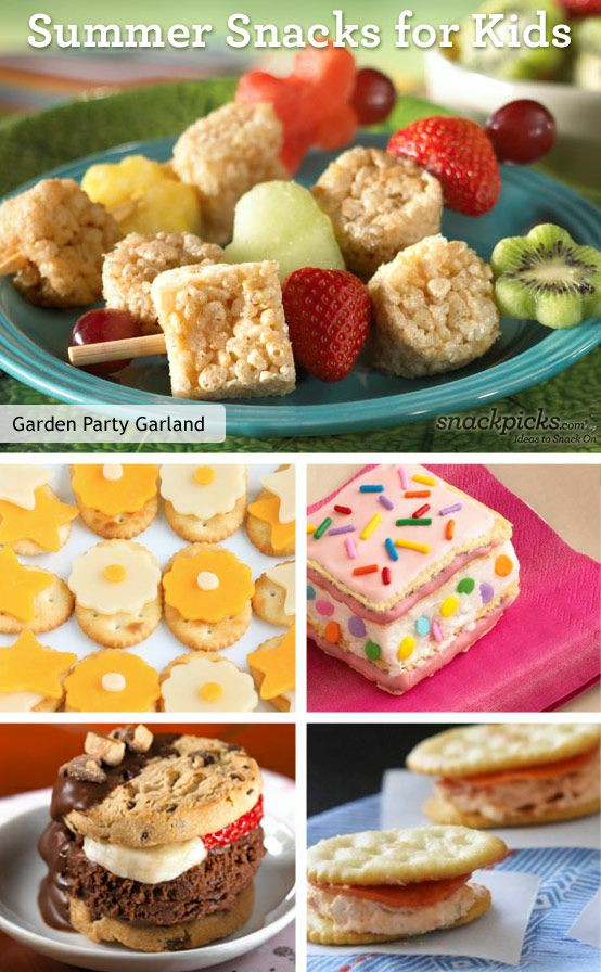 Summertime Snacks Recipe
 30 best images about Summer kid food fun on Pinterest