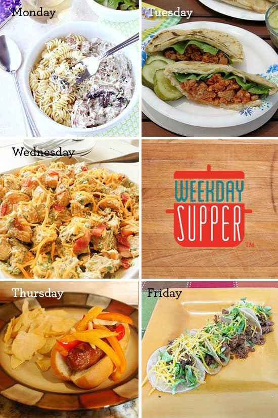 Sunday Dinner Ideas Summer
 Summer Vacation Recipes Preview WeekdaySupper