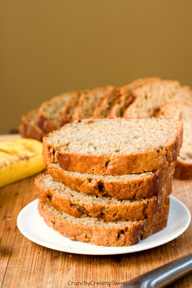 Super Healthy Banana Bread
 Whole Wheat Yogurt Banana Bread