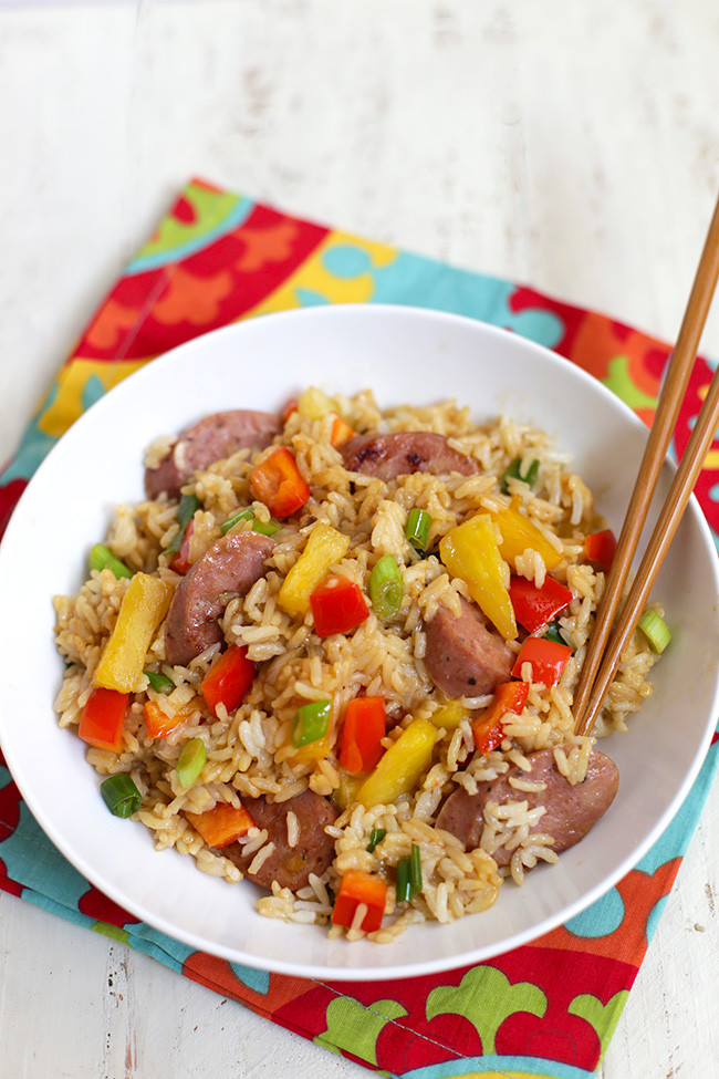 Super Healthy Dinners
 Pineapple Fried Rice