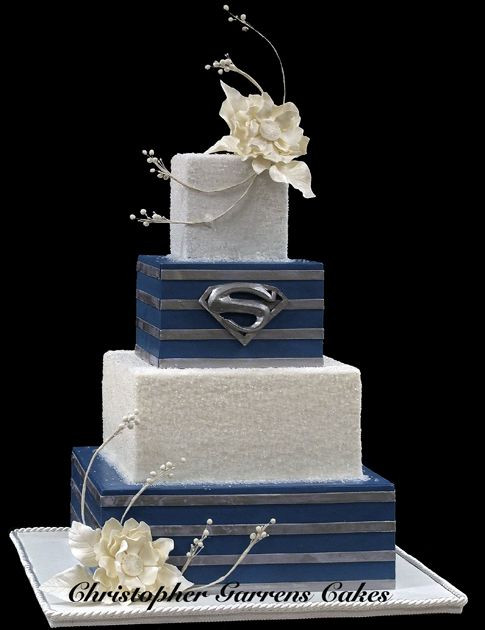 Superman Wedding Cakes
 Best 25 Superman wedding cake ideas on Pinterest