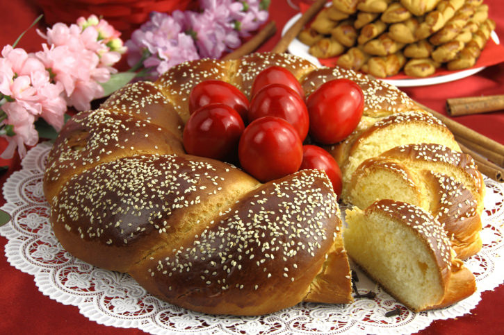 Sweet Easter Bread Recipes
 Greek Easter Bread Recipe Tsourekia