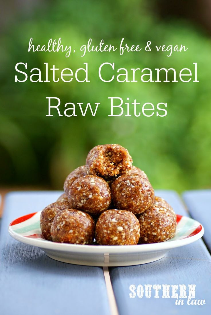 Sweet Healthy Snacks
 Recipe Salted Caramel Raw Bites Clean Eating