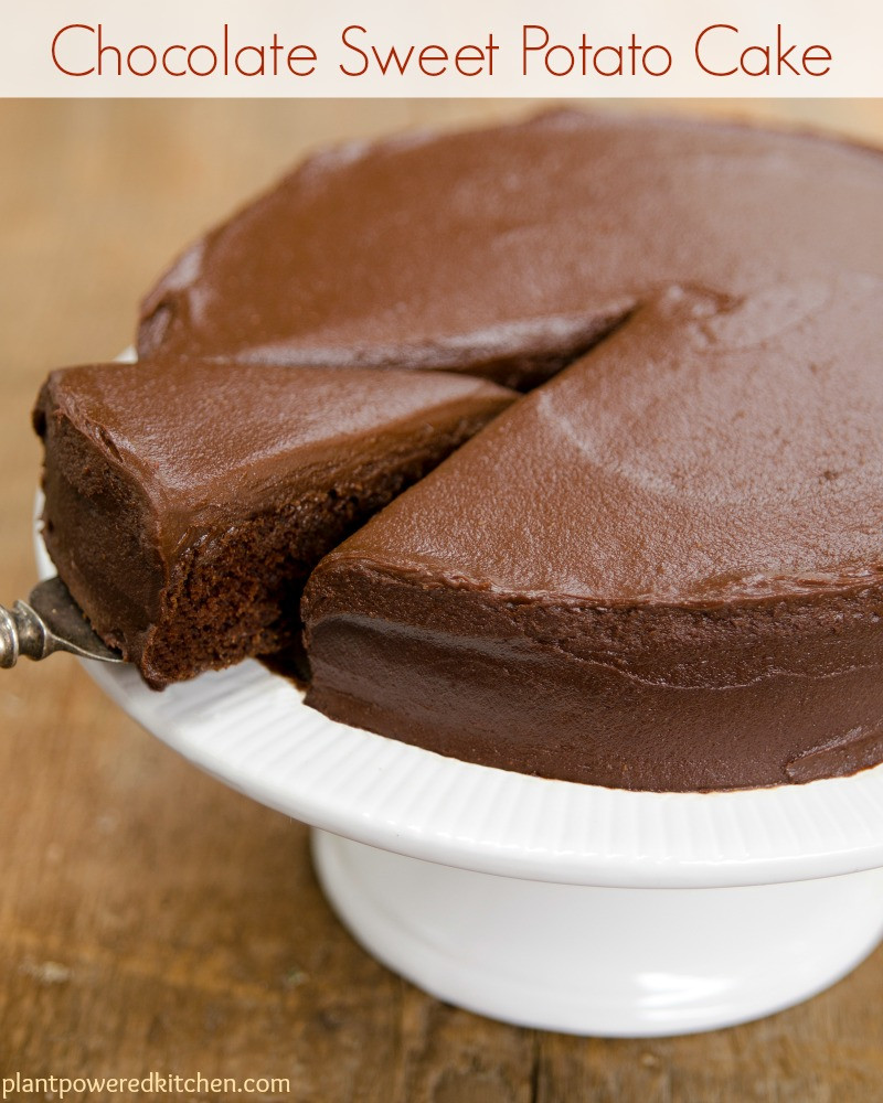 Sweet Potato Desserts Healthy
 Sweet Potato Chocolate Cake with Chocolate Frosting vegan