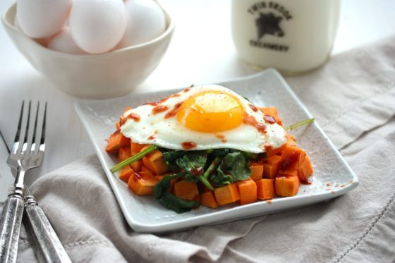 Sweet Potato For Breakfast Healthy
 Easy & Healthy Sweet Potato Spinach Breakfast Hash