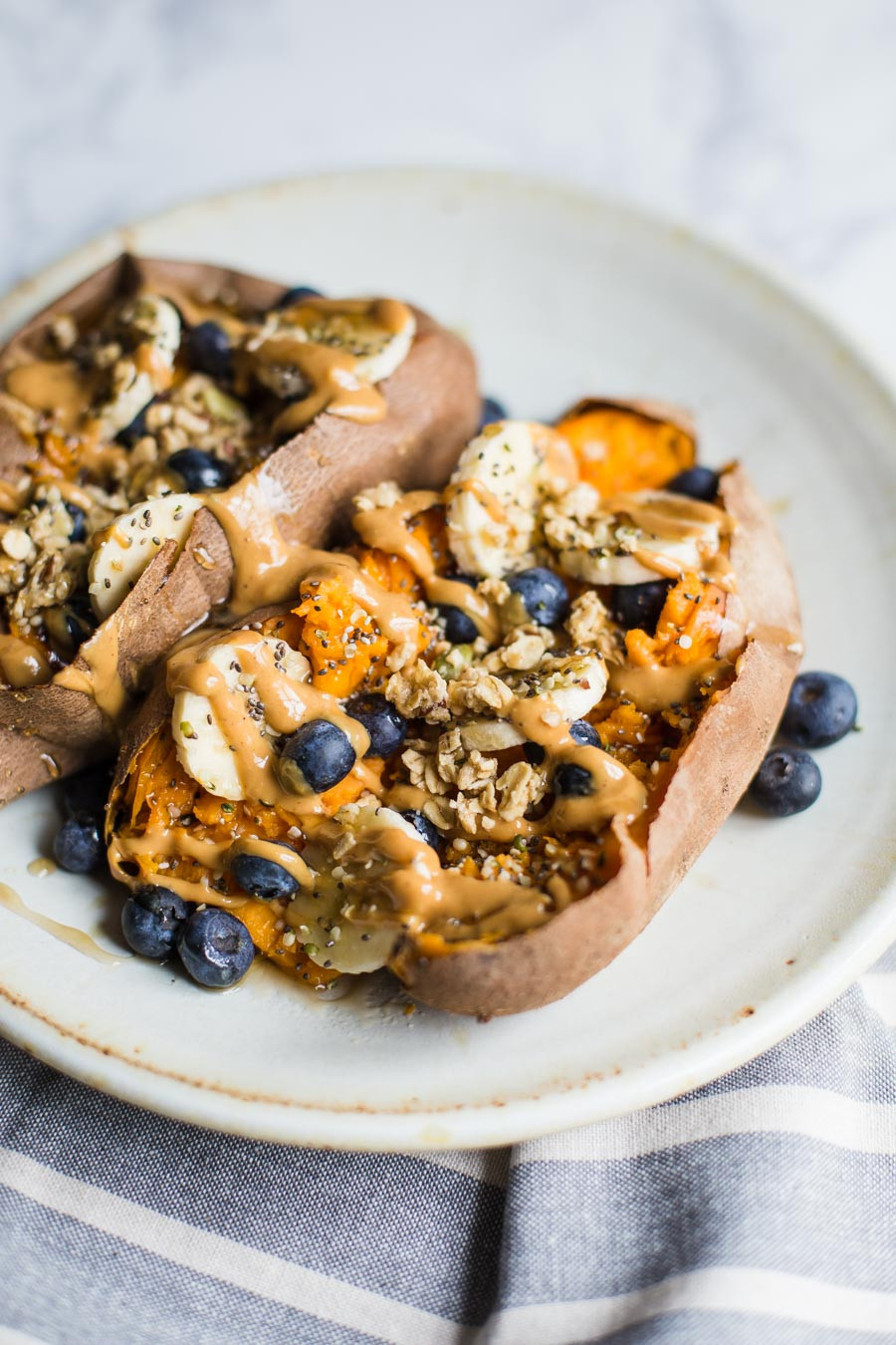 Sweet Potato For Breakfast Healthy
 Loaded Breakfast Sweet Potatoes