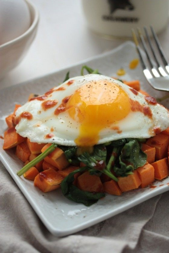 Sweet Potato For Breakfast Healthy
 Easy & Healthy Sweet Potato Spinach Breakfast Hash