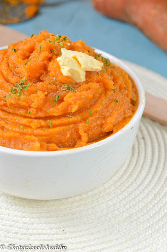 Sweet Potatoes Mashed Healthy
 Easy mashed sweet potatoes vegan That Girl Cooks Healthy