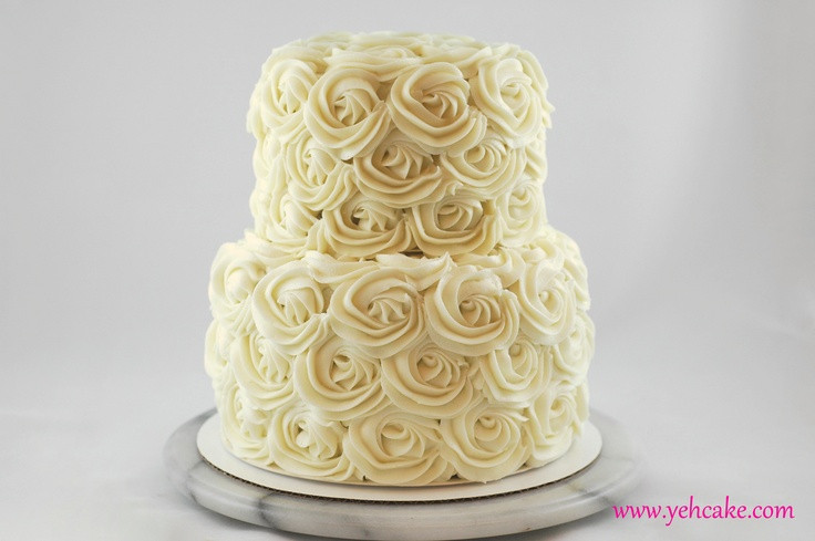 Swirl Wedding Cakes
 Rose swirl wedding cake idea in 2017