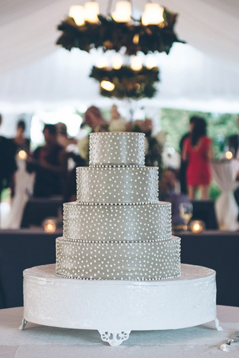 Swiss Dot Wedding Cakes
 Wedding Trends Swiss Dots