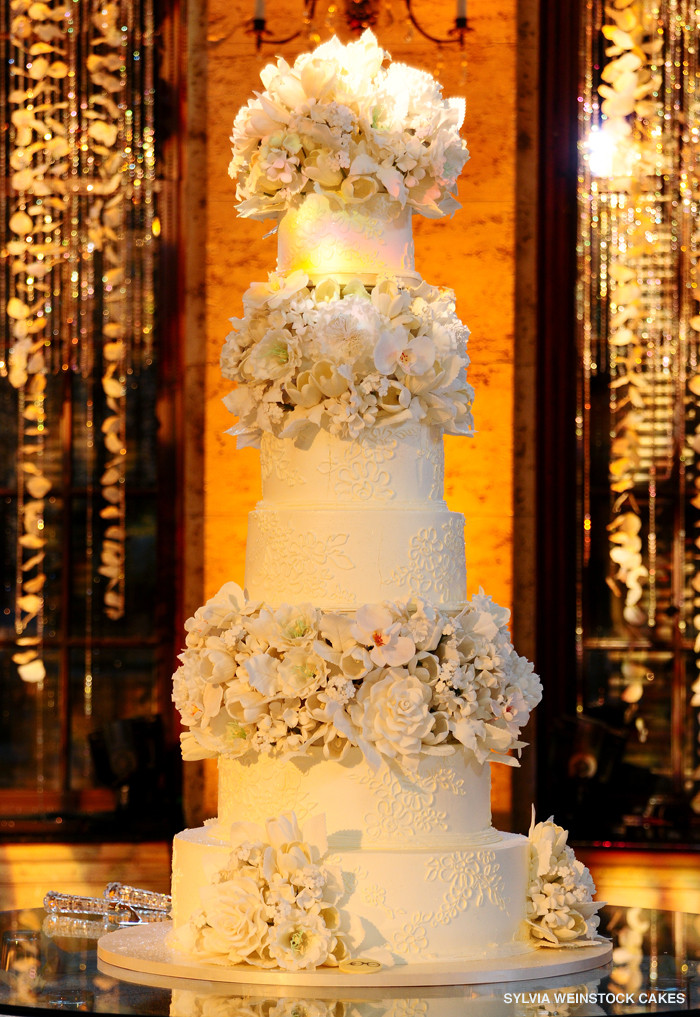 Sylvia Weinstock Wedding Cakes
 40 Wedding Cake Designs with Elaborate Fondant Flowers