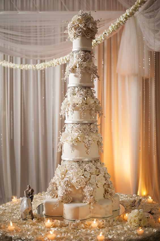 Tall Wedding Cakes
 Praise Worthy Taller Wedding Cakes – WeddCeremony