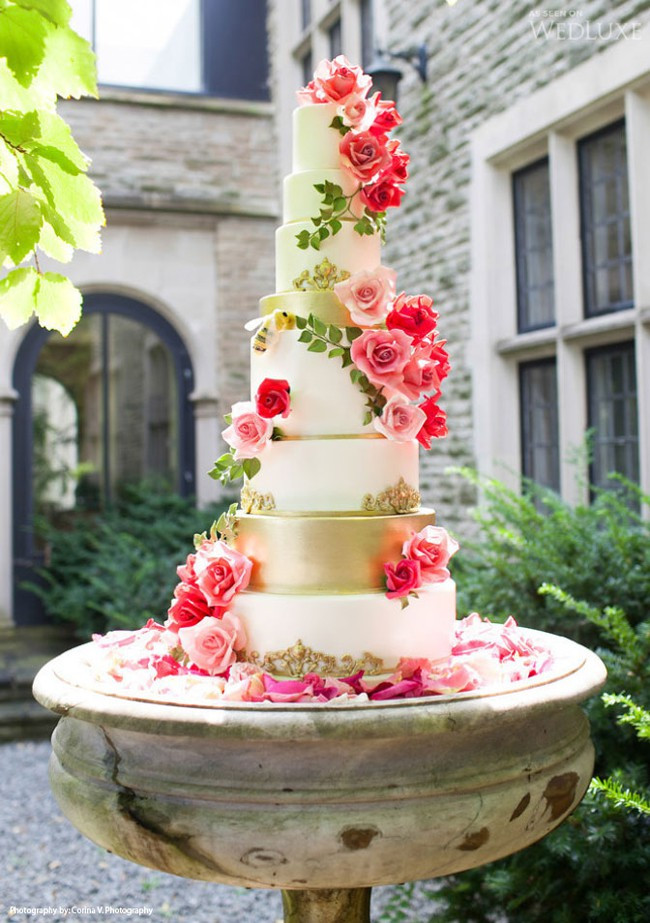 Tall Wedding Cakes
 Tall Cakes Fit for Spring Lovella Bridal