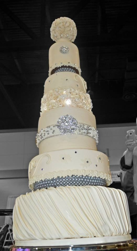 Tall Wedding Cakes
 Tall wedding cake Wedding cakes Pinterest