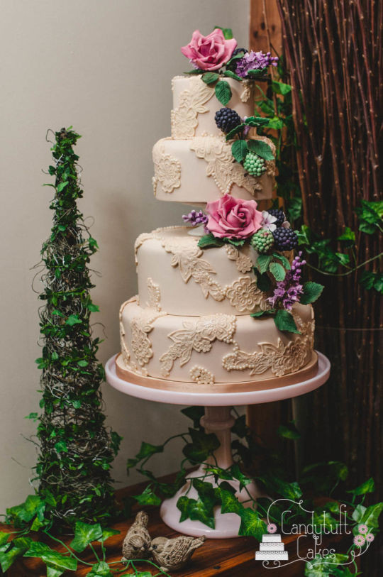 Tangled Wedding Cakes
 Rapunzel inspired wedding cake cake by Kathryn CakesDecor