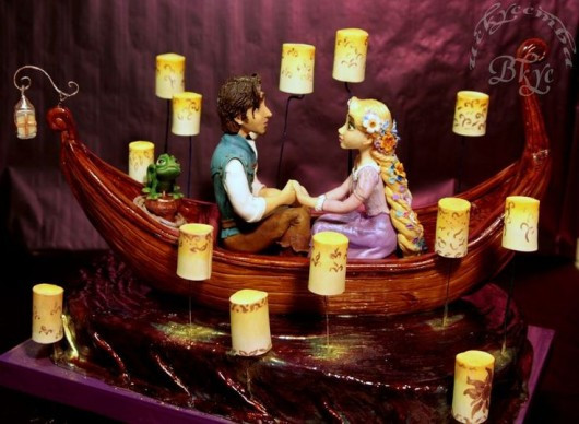 Tangled Wedding Cakes
 Everything Tangled Rapunzel & Eugene Themed Party Ideas
