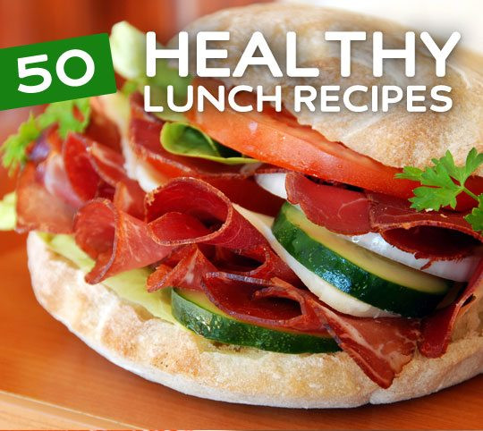 Tasty Healthy Lunches
 50 Healthy Lunch Recipes & Ideas