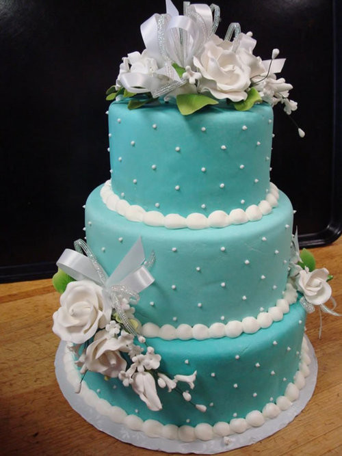 Teal And Purple Wedding Cakes
 teal and purple wedding