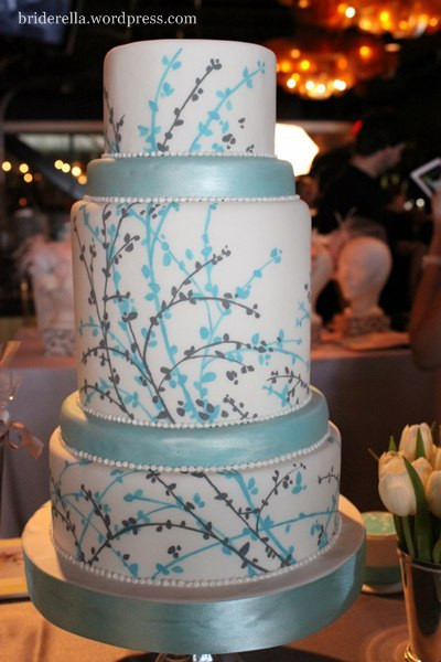 Teal And Silver Wedding Cakes
 Teal & Silver Wedding Inspirations SWS