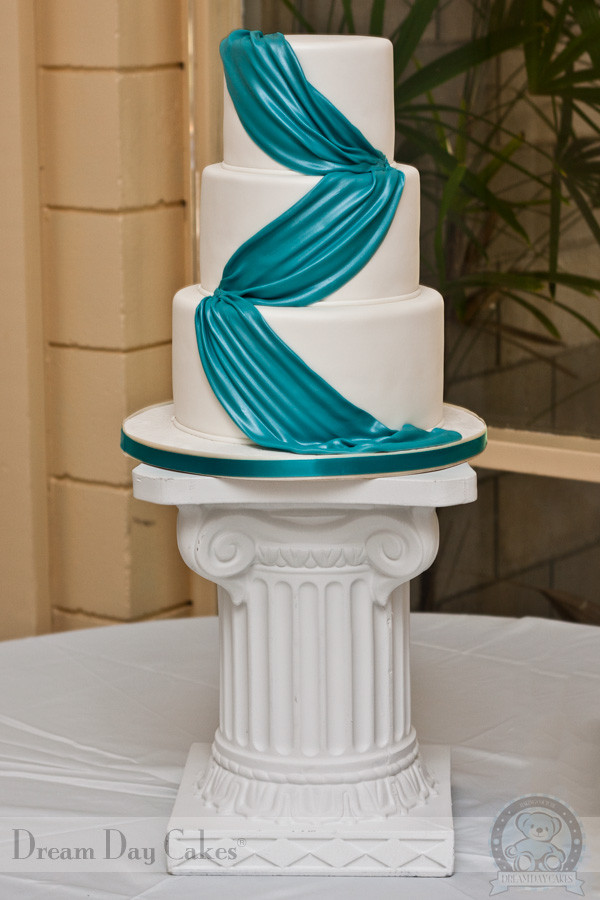 Teal Wedding Cakes
 Yanisell s blog I understand that a wedding cake feeding