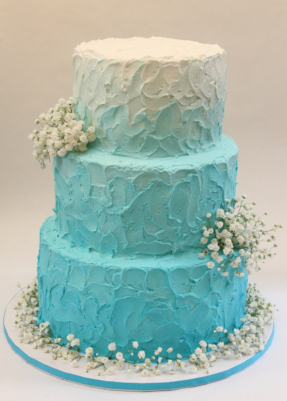Teal Wedding Cakes
 More Than 20 Teal Ombre Wedding Cake Ideas Bouquet