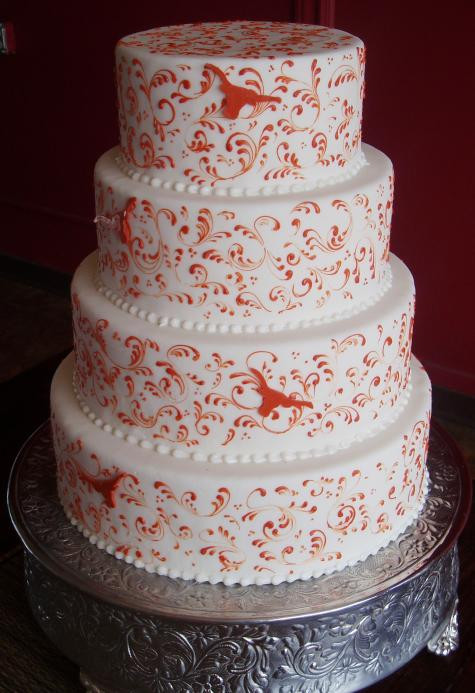 Texas Wedding Cakes the Best Texas Longhorns Wedding Cake — Austin Wedding Blog