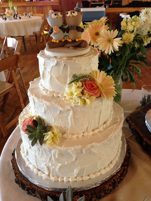 Textured Buttercream Wedding Cakes
 Textured buttercream wedding cake