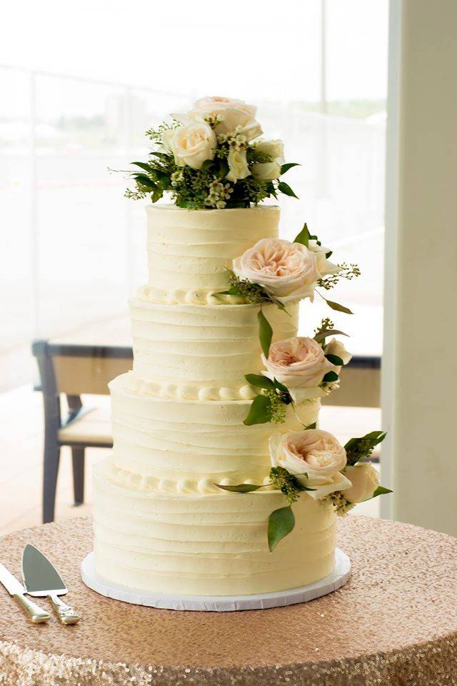 Textured Buttercream Wedding Cakes
 Textured Buttercream Peony Wedding Cake