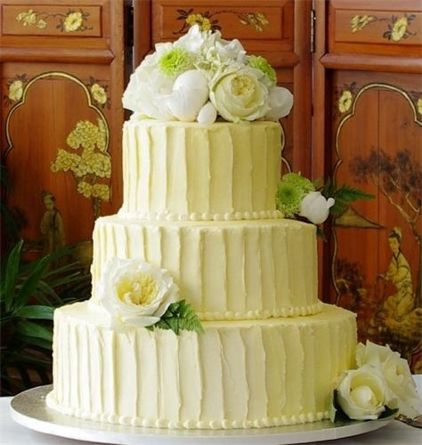 Textured Buttercream Wedding Cakes
 Textured buttercream frosting wedding cake Eff your