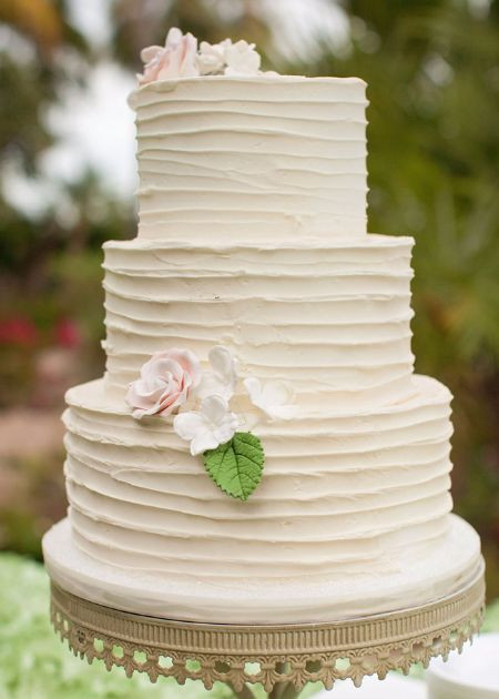 Textured Buttercream Wedding Cakes
 Textured Buttercream wedding cake