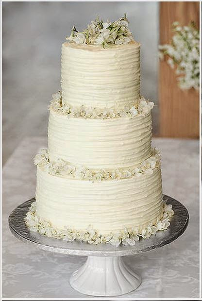 Textured Wedding Cakes
 Delana s Cakes Textured Icing Wedding Cake with fresh flowers