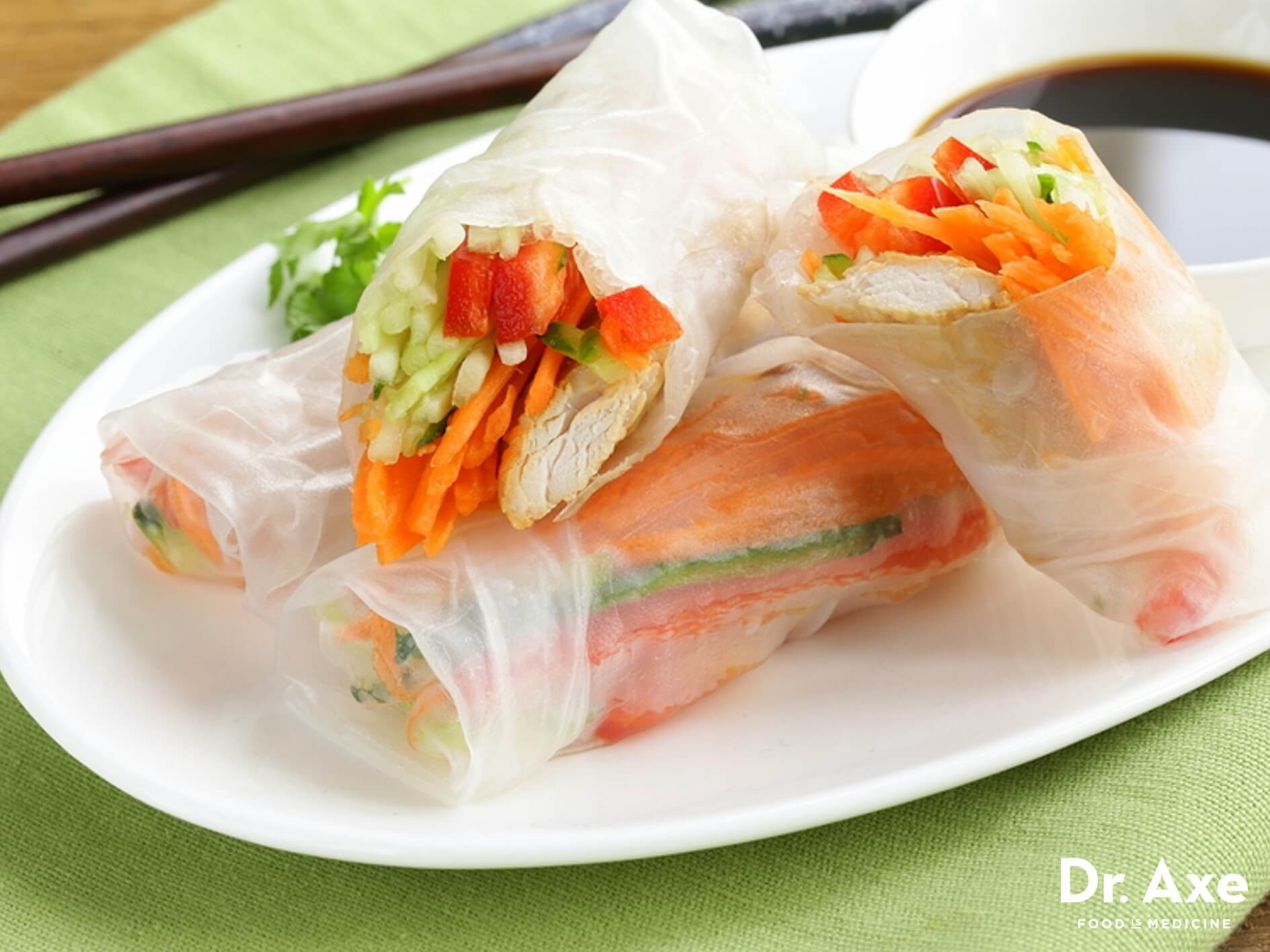 Thai Summer Rolls Recipes
 Thai Spring Rolls Recipe Dr Axe