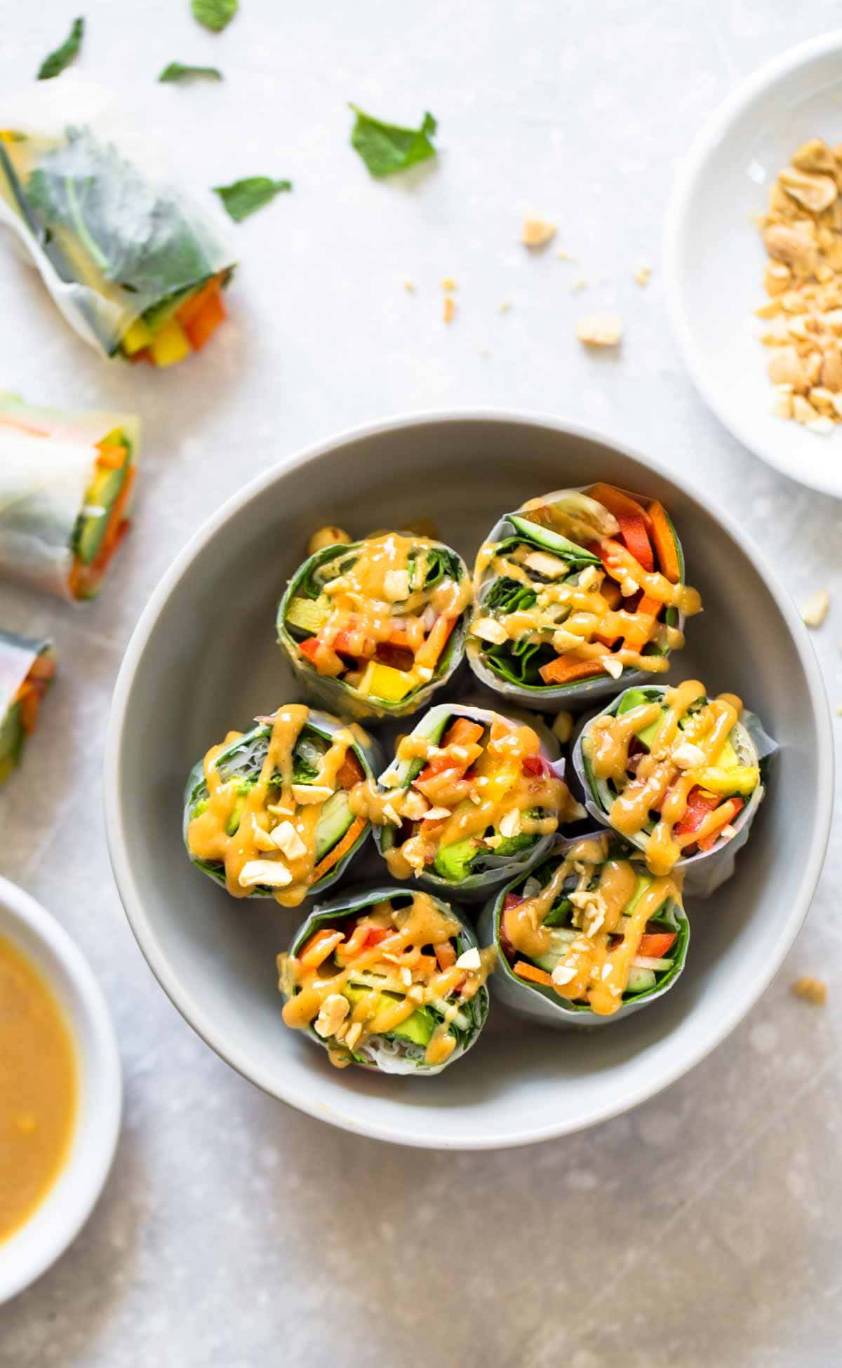 Thai Summer Rolls Recipes
 Thai Summer Rolls with Peanut Sauce Recipe Pinch of Yum