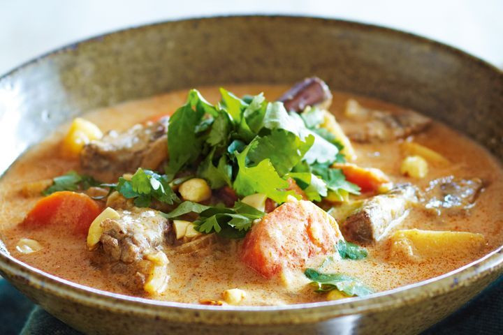 The Indian Slow Cooker: 50 Healthy, Easy, Authentic Recipes
 Slow cooker massaman beef curry