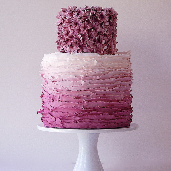 The Knot Wedding Cakes
 Pink Wedding Cakes from The Knot