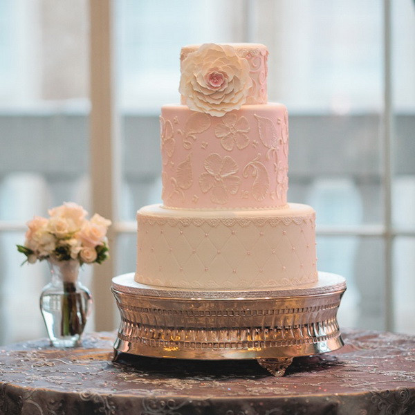 The Knot Wedding Cakes
 Pink Wedding Cakes from The Knot