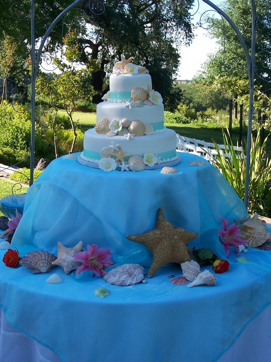 Themed Wedding Cakes
 Beach Theme Wedding Cake CakeCentral