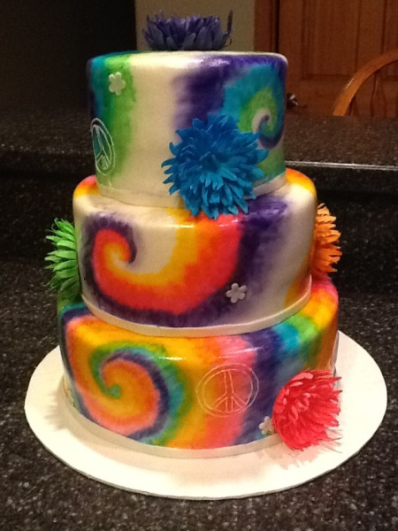 Tie Dye Wedding Cakes
 Tie dye Cake Decorating munity Cakes We Bake